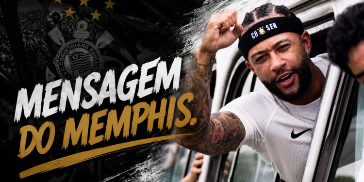 Memphis publica no X para a Fiel Torcida após retorno aos jogos do Corinthians